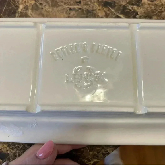 Lenox Butler's Pantry 3 part Hors D' Oeuvre tray. Pristine unused condition! - Picture 2 of 6